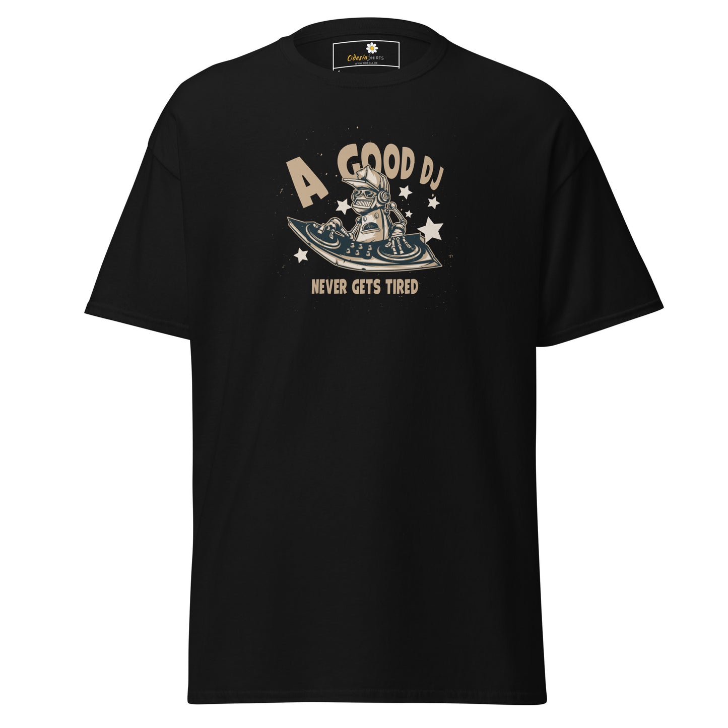 T-shirt classique unisexe - Un bon DJ jamais fatigué - Regular