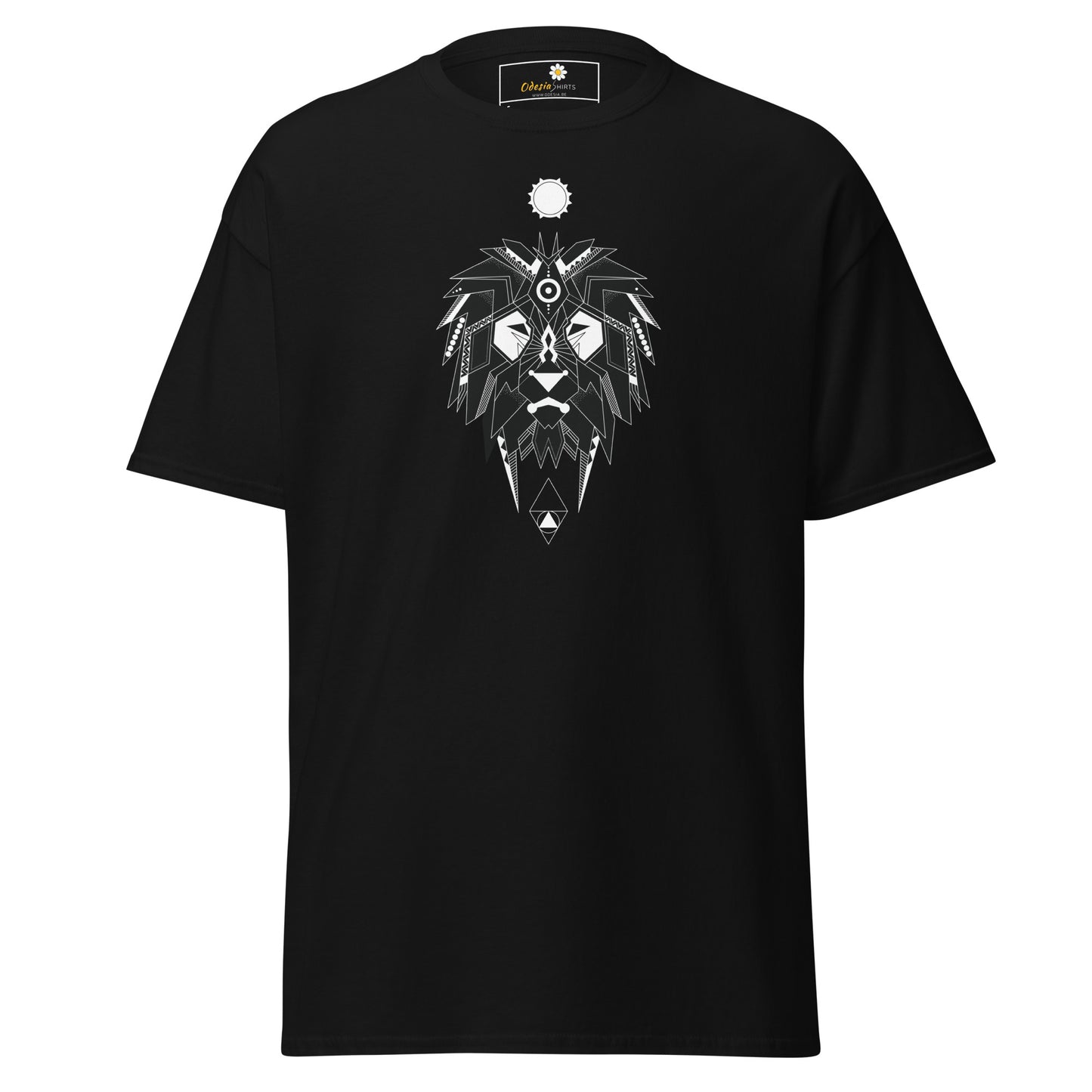 Unisex classic t-shirt - ABSTRACT MYSTIC LION HEAD - REGULAR