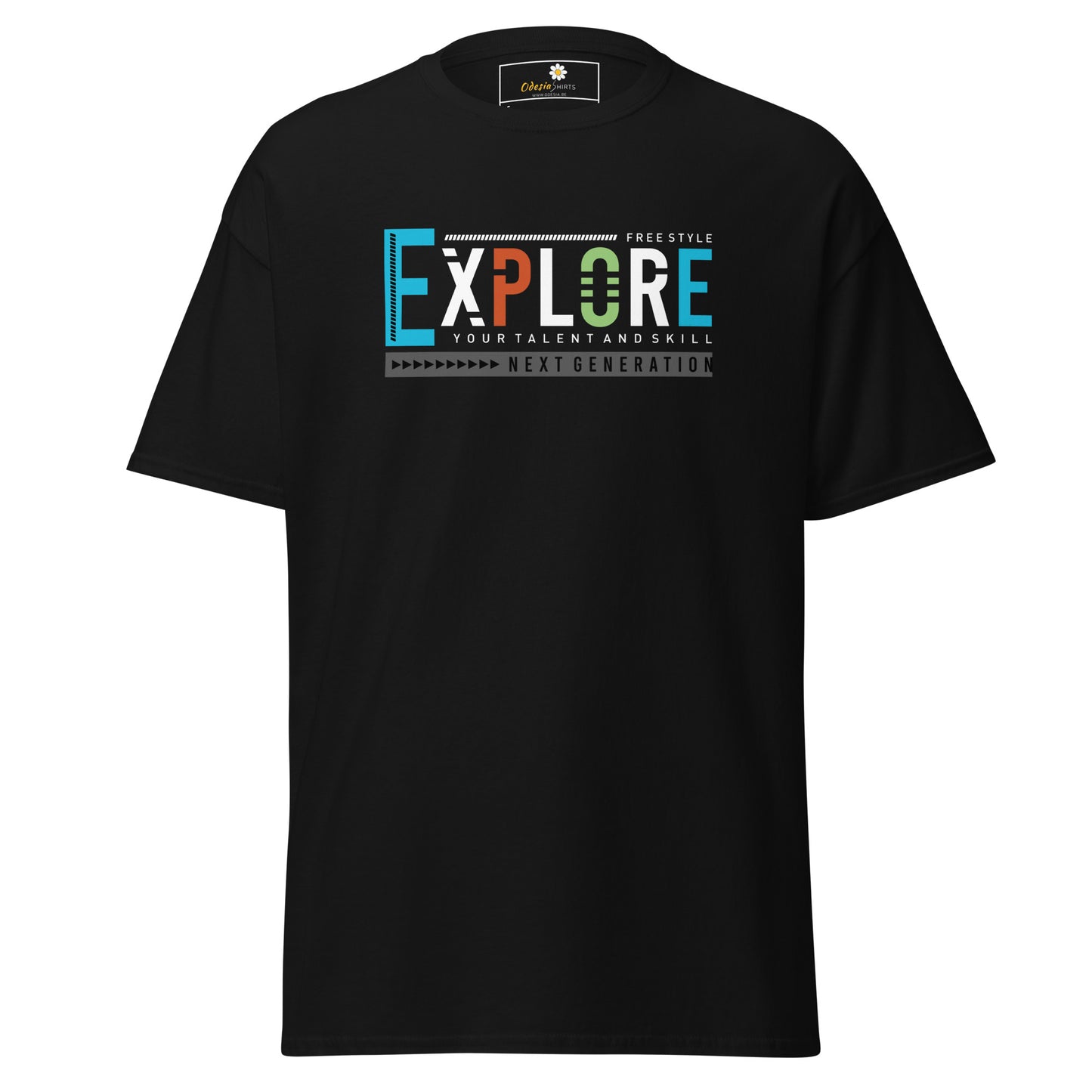 Unisex classic t-shirt - ADVENTURE EXPLORE FREESTYLE - REGULAR