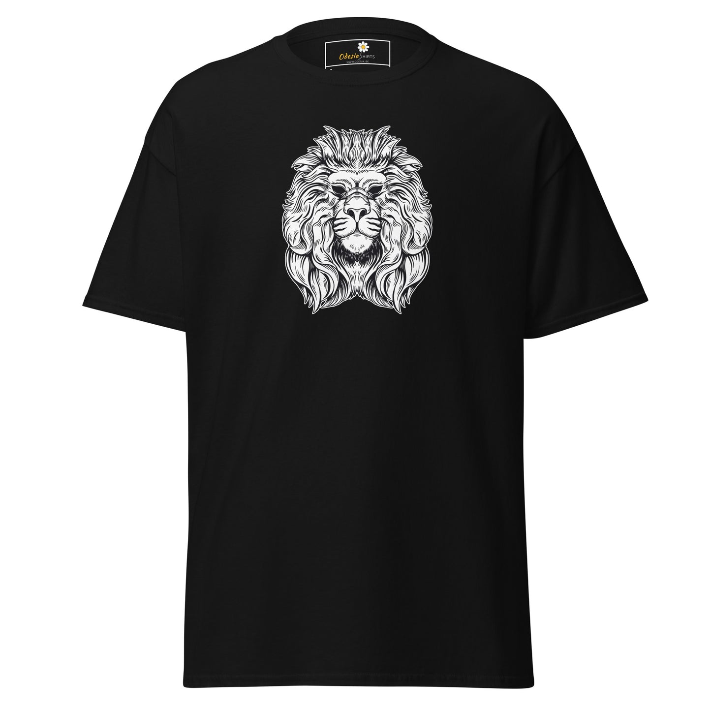 Unisex classic t-shirt - WILD LIFE LION HEAD - REGULAR