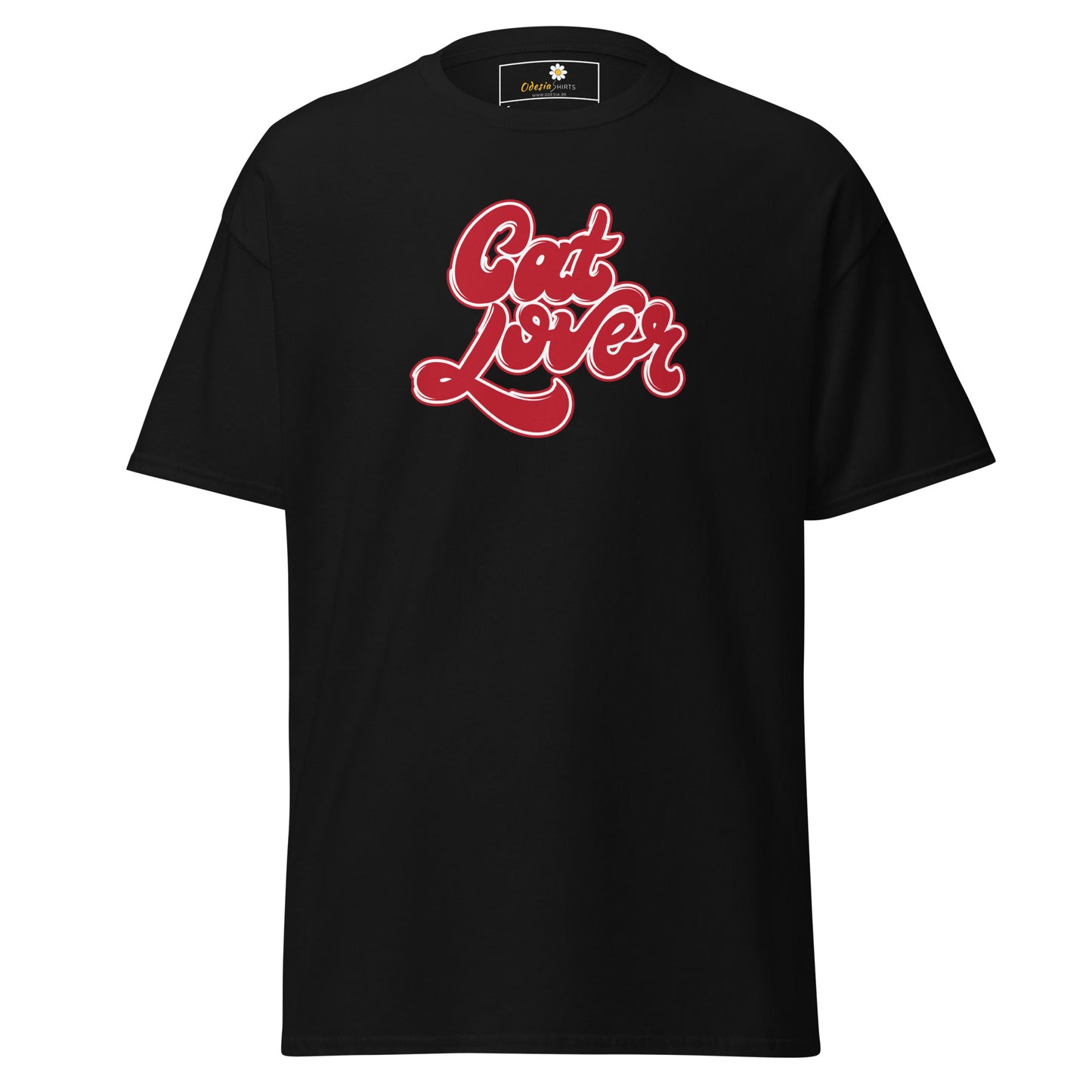 Unisex classic t-shirt - ANIMALS TEXT CAT LOVER - REGULAR