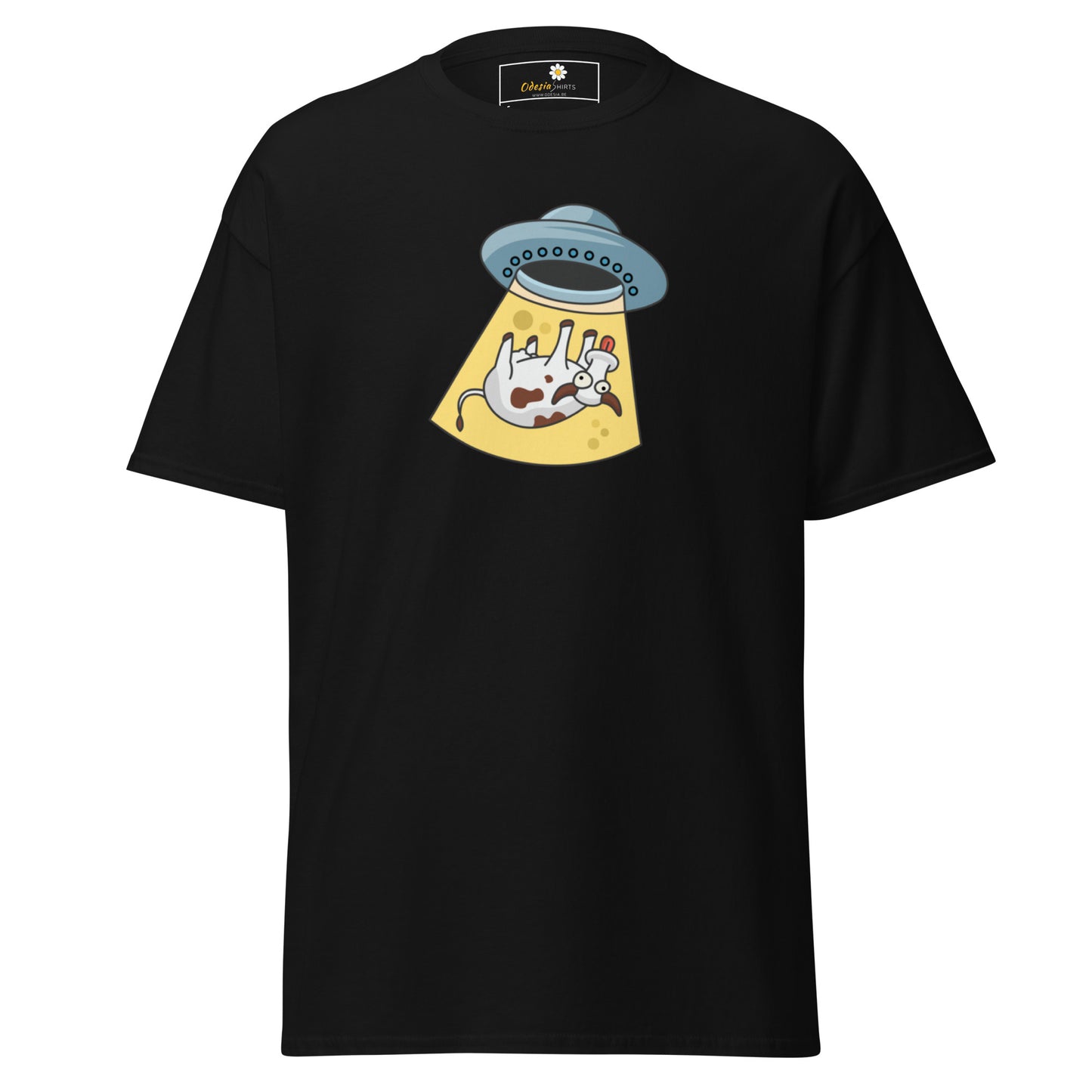 Unisex classic t-shirt - ALIEN SPACE COW - REGULAR