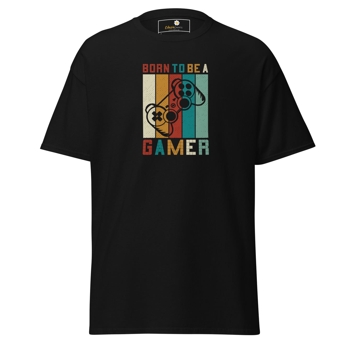 T-shirt classique unisexe - GAMERS BORN TO BE A GAMER - REGULAR