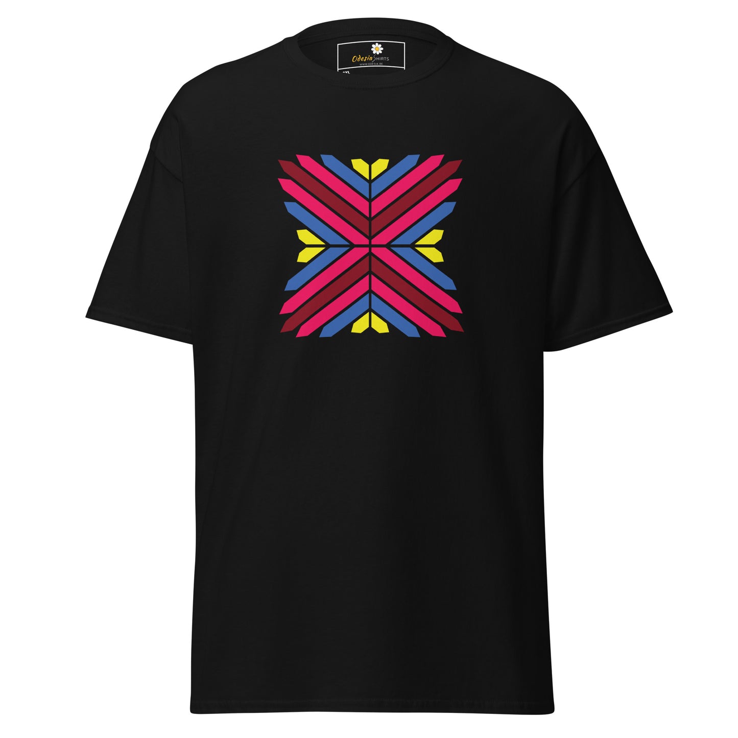 Unisex classic t-shirt - ABSTRACT TRIANGLES - BIG