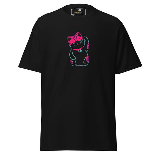 Unisex klassiek t-shirt - DIEREN SPIRITUELE GELUKKIGE KAT 2 - GROOT