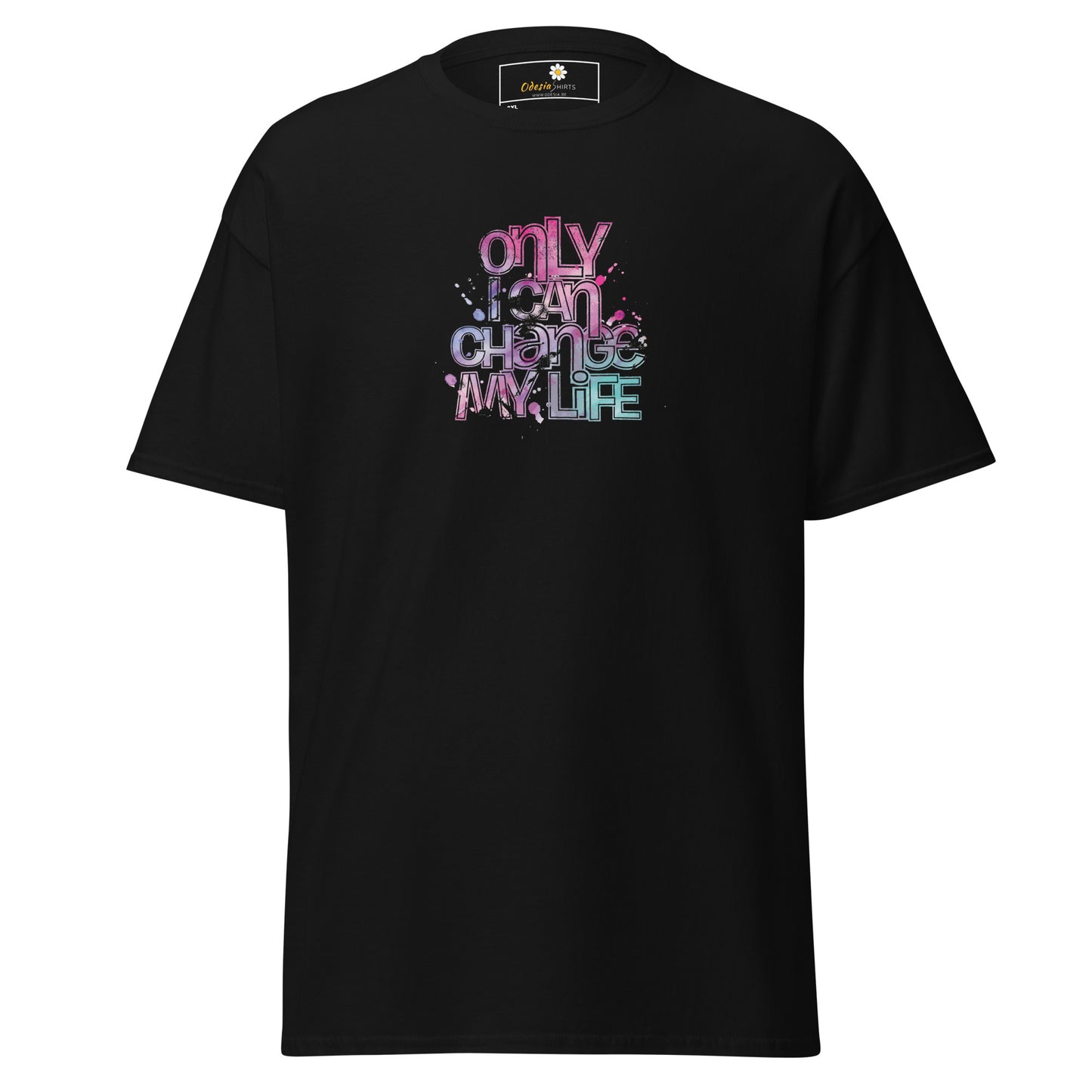 Heren klassiek t-shirt - TEKST ALLEEN KAN IK VERANDEREN - GROOT