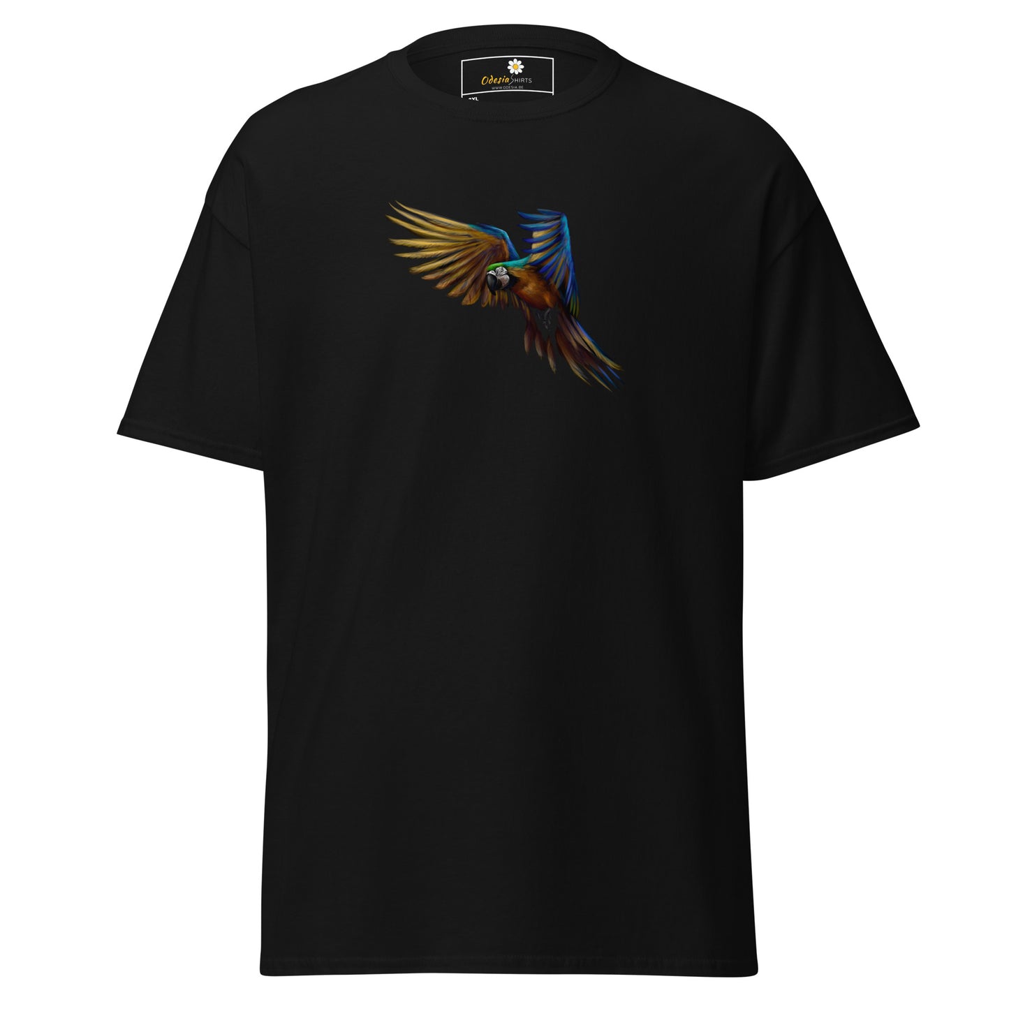 Heren klassiek t-shirt - WILDLIFE PARROT - GROOT