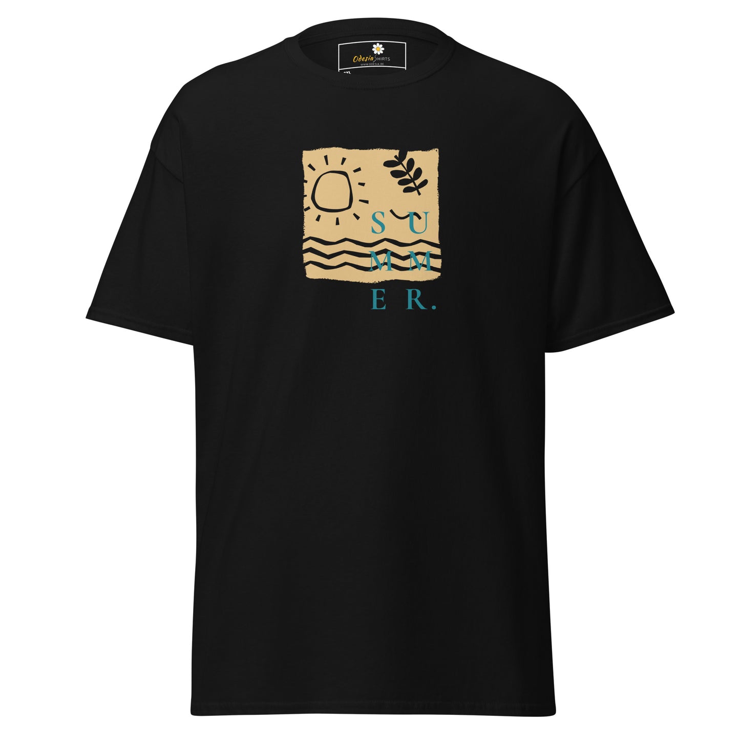 Heren klassiek t-shirt - SUMMER SEA NATURE - GROOT