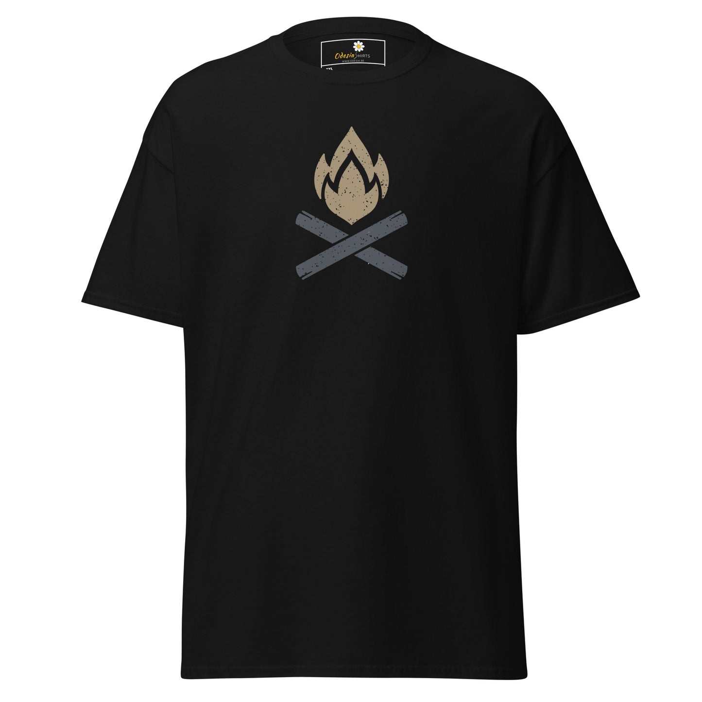 Unisex classic t-shirt - ADVENTURE CAMP FIRE - BIG