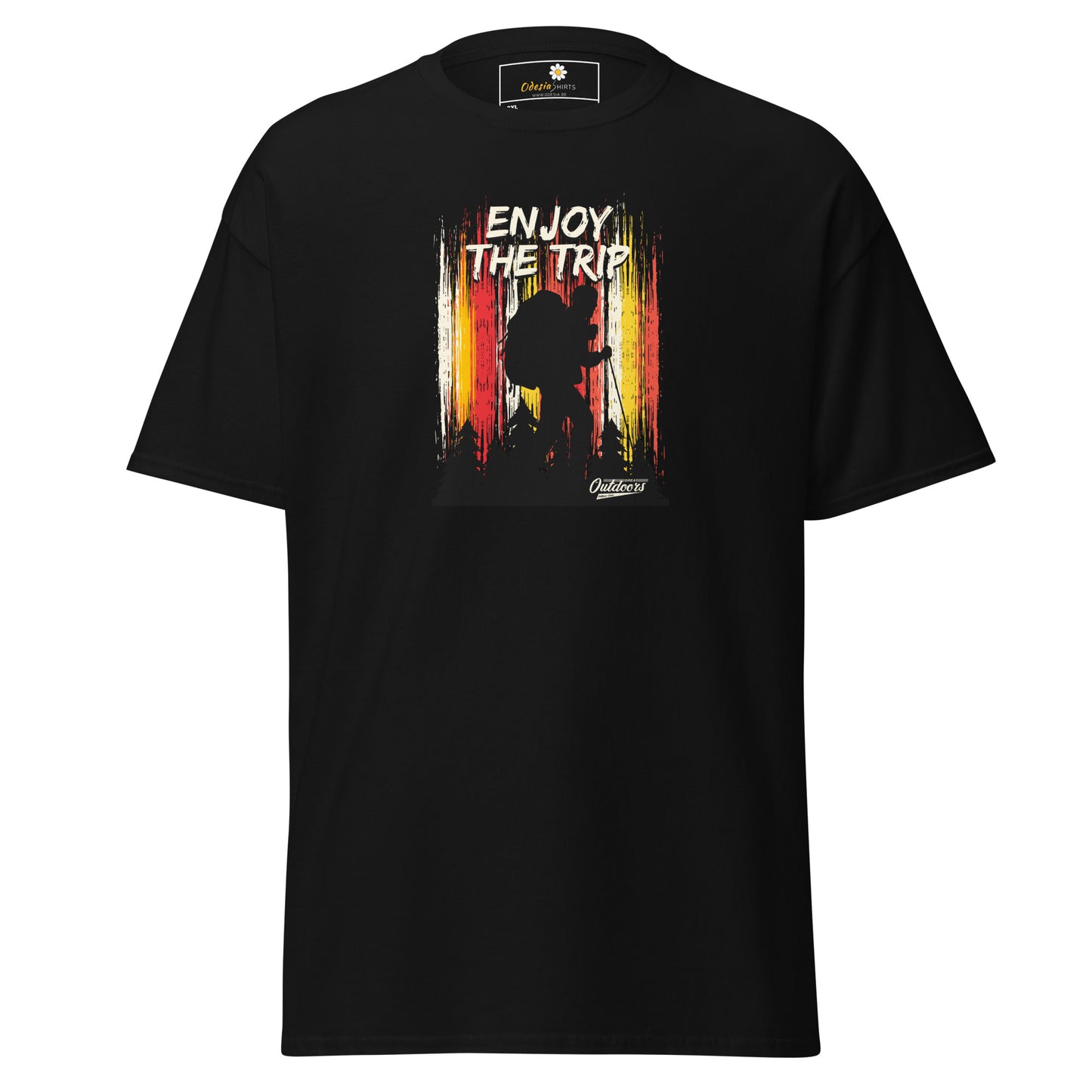 Unisex classic t-shirt - ADVENTURE ENJOY THE TRIP - BIG