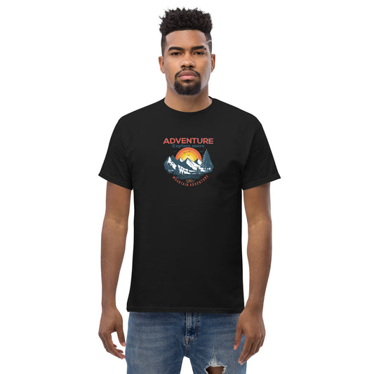 Unisex classic t-shirt - ADVENTURE EXPLORE MORE - BIG