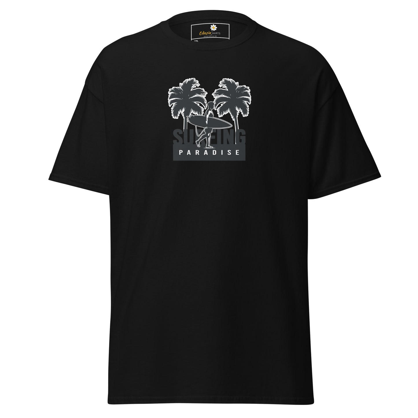 Heren klassiek t-shirt - SUMMER ISLAND TREES - GROOT