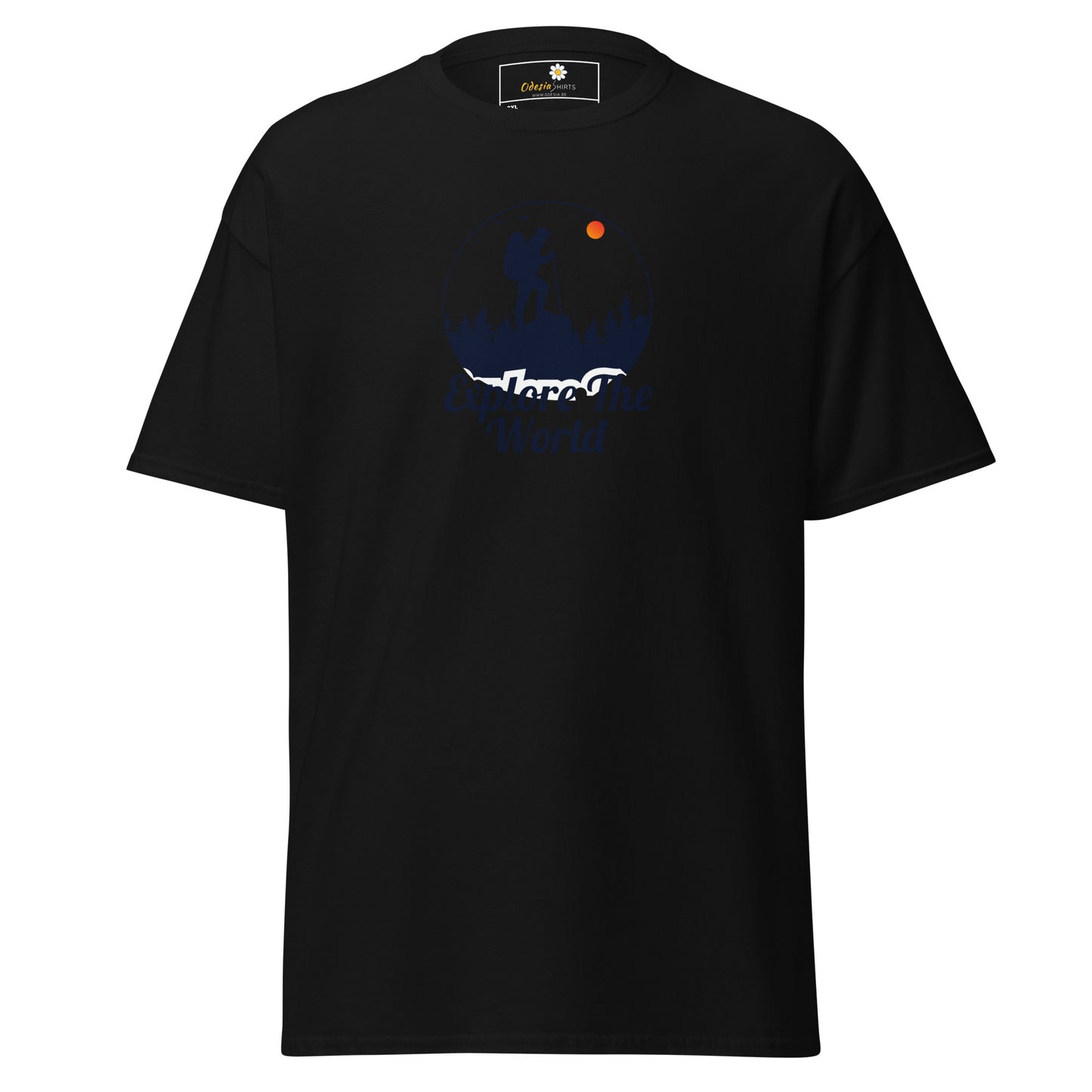 Unisex classic t-shirt - ADVENTURE EXPLORE THE WORLD - BIG