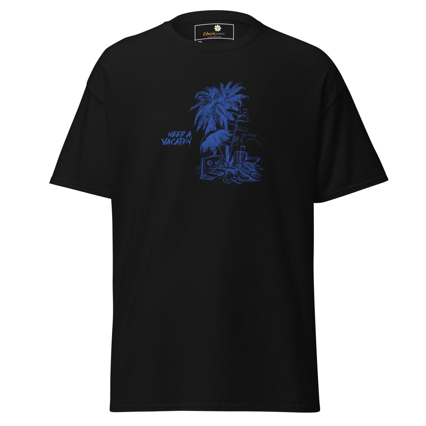 T-shirt classique pour homme - SUMMER NEED A VACATION - BIG