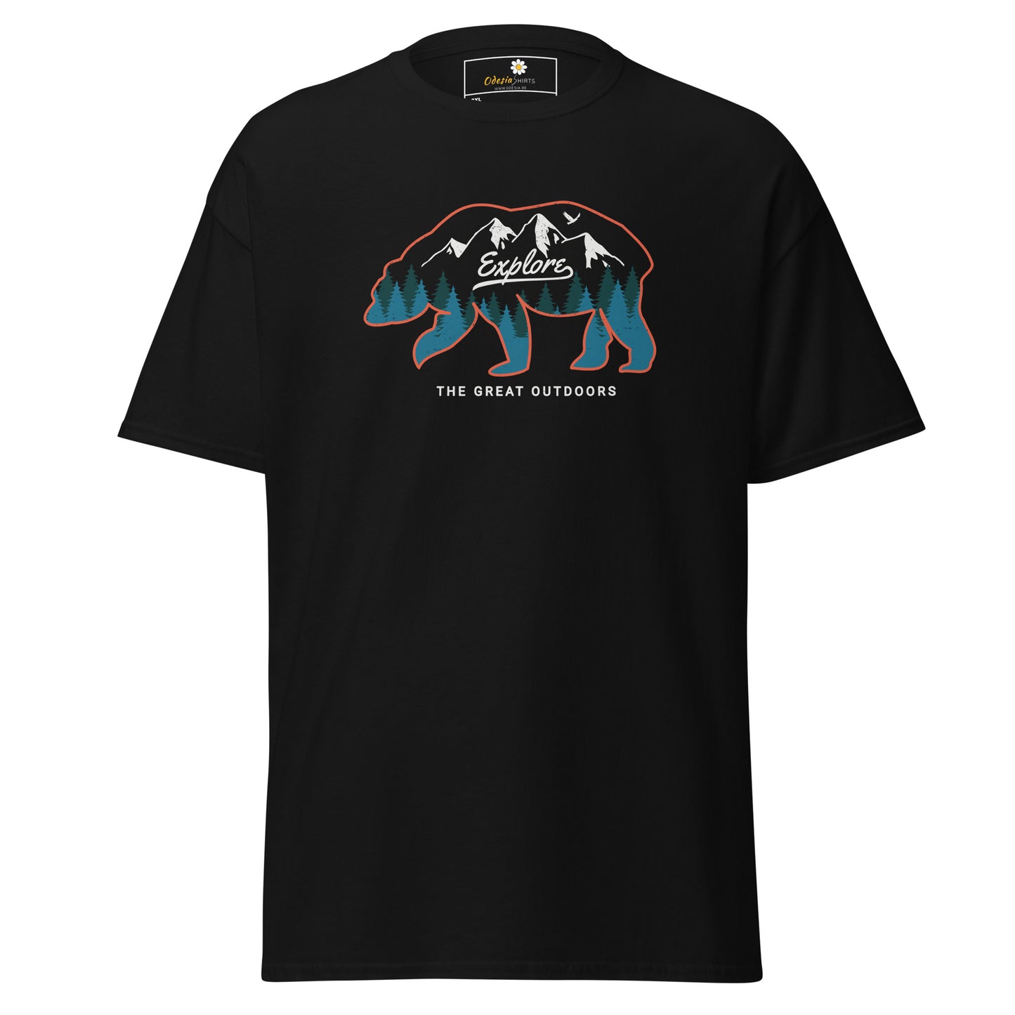 Unisex classic t-shirt - ADVENTURE GREAT OUTDOORS - BIG