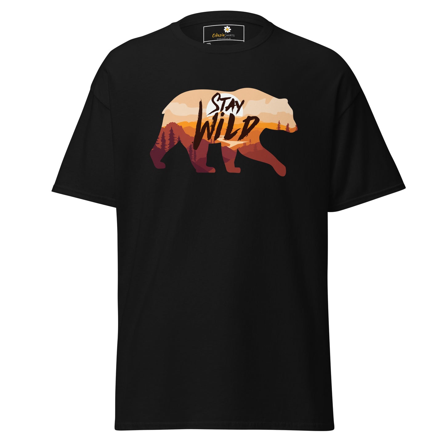 Unisex classic t-shirt - ADVENTURE WILDLIFE STAY WILD - BIG