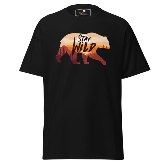 Unisex classic t-shirt - ADVENTURE WILDLIFE STAY WILD - BIG