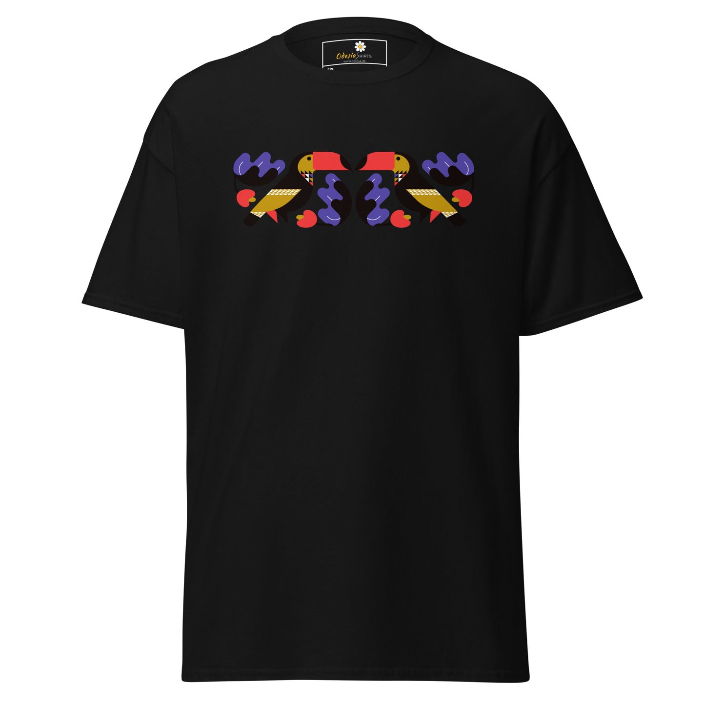 T-shirt classique pour homme - WILDLIFE ABSTRACT TOUCAN MIRROR - BIG