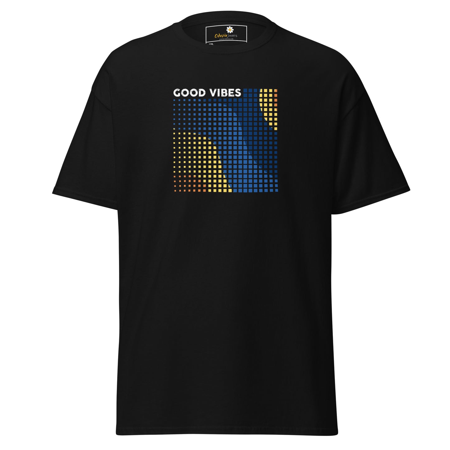 Unisex classic t-shirt - ABSTRACT GOOD VIBES - BIG