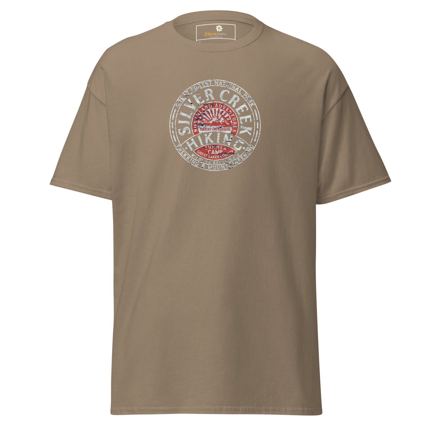 Heren klassiek T-shirt - ADVENTURE SILVER CREEK HIKING - REGULAR