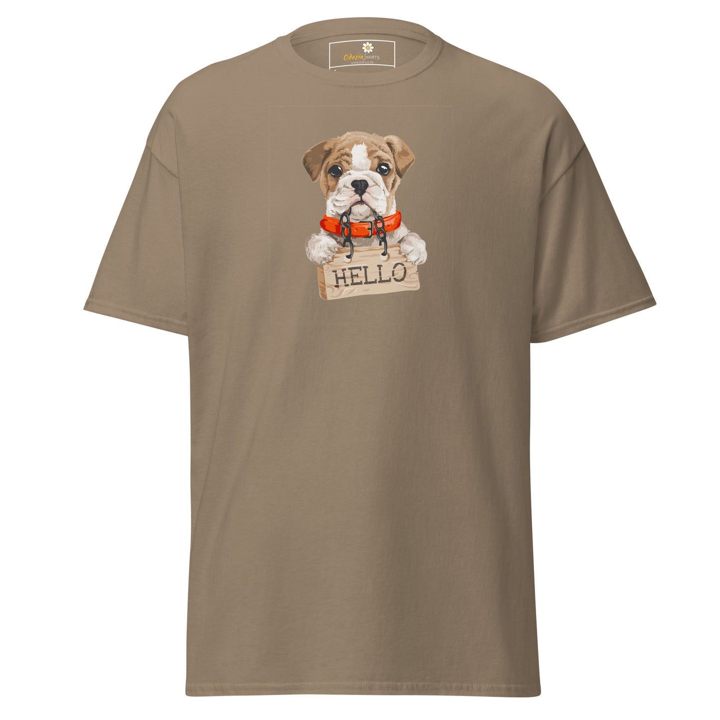 Unisex classic t-shirt - ANIMALS HELLO PUPPY - REGULAR