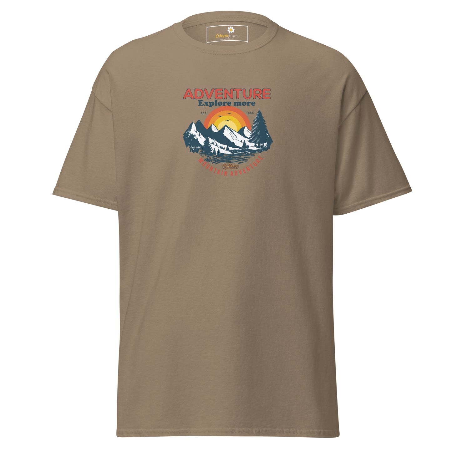 Unisex classic t-shirt - ADVENTURE EXPLORE MORE - REGULAR