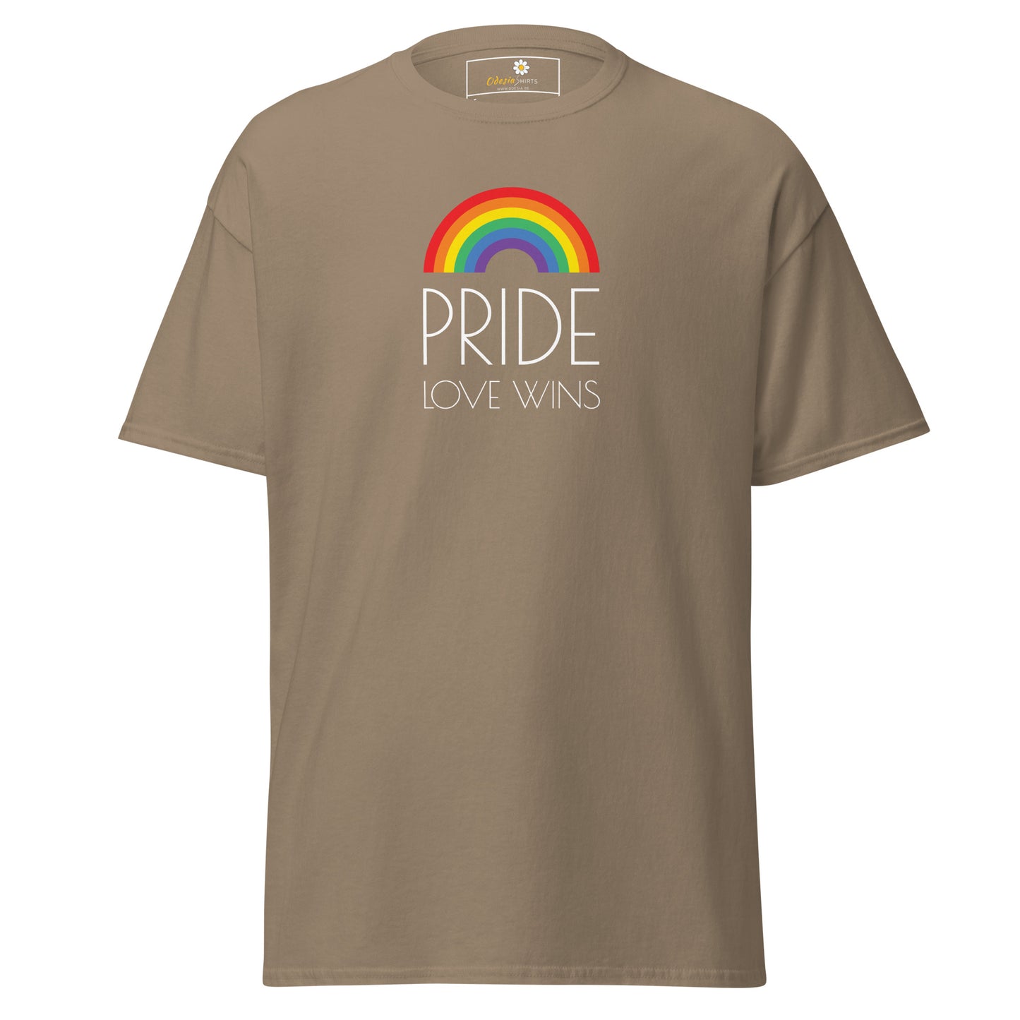 Unisex classic t-shirt - LGBTQ PRIDE LOVE WINS - REGULAR