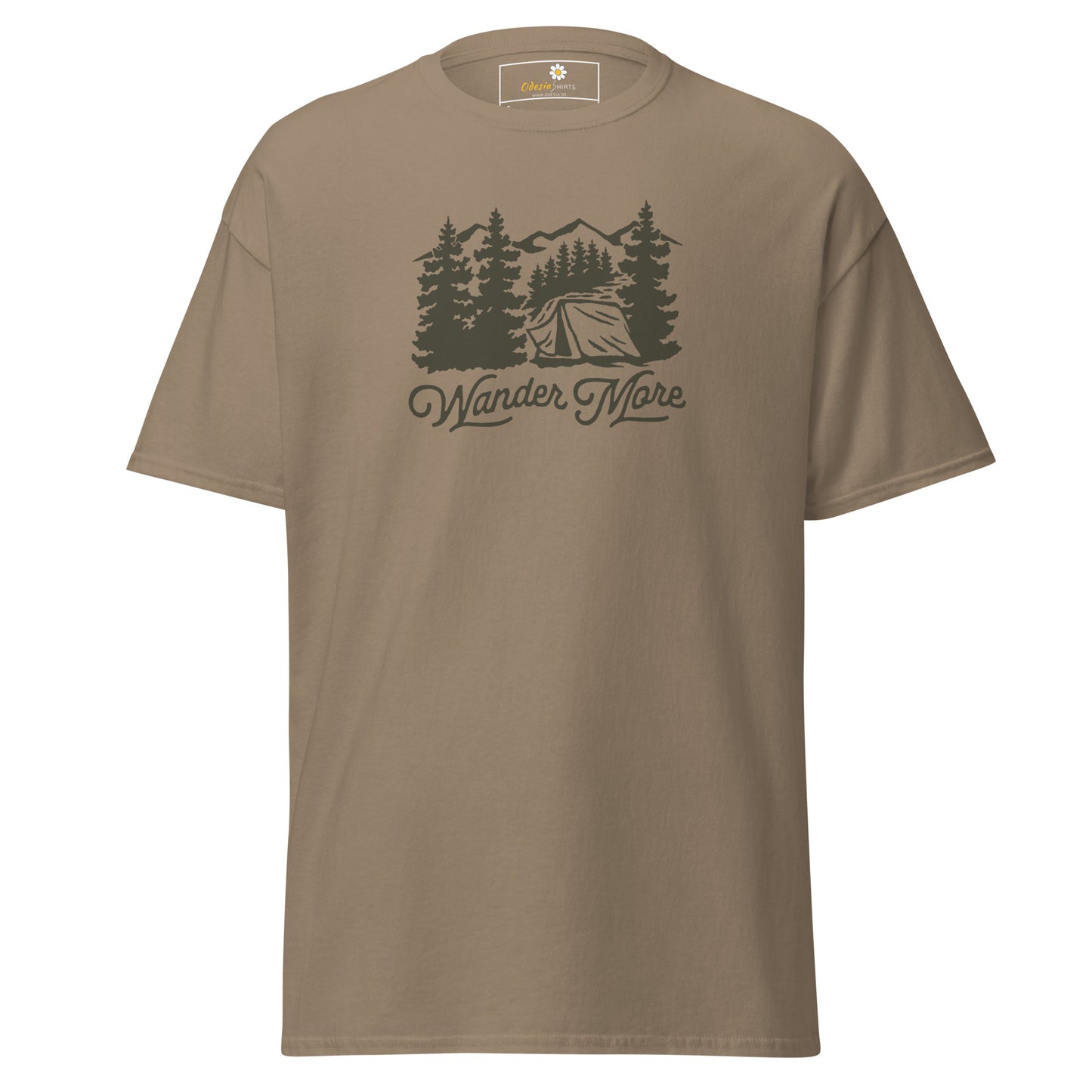 Unisex classic t-shirt - ADVENTURE OUTDOORS WANDER - REGULAR