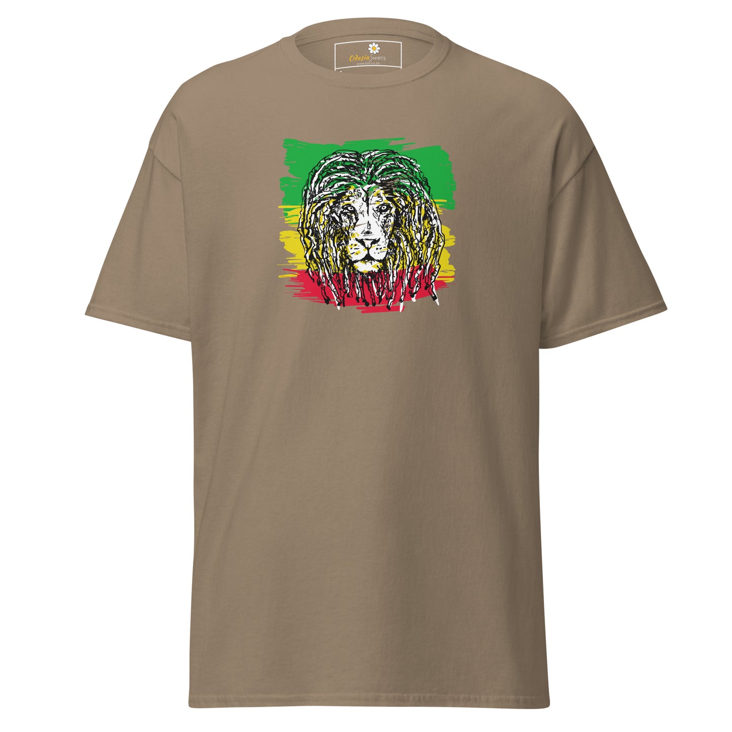 Unisex classic t-shirt - WILD LIFE MUSIC LION REGGAE - REGULAR
