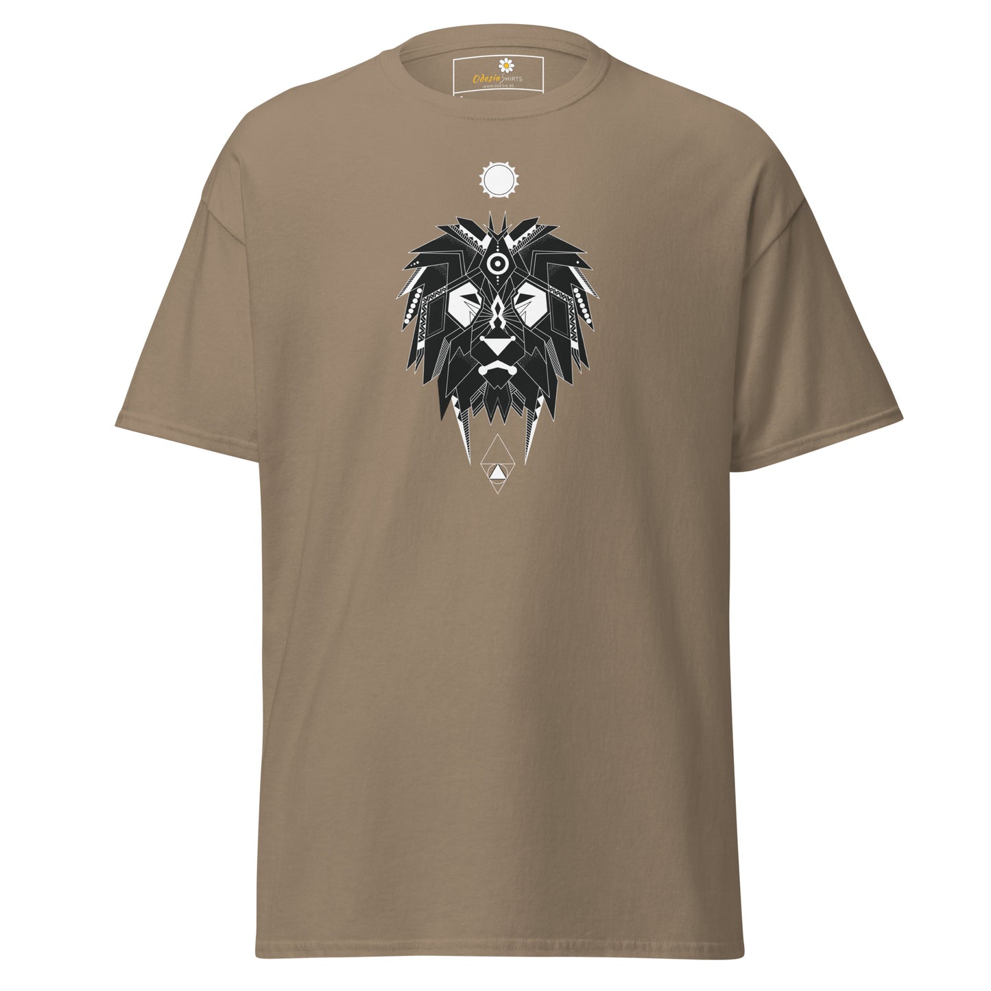 Unisex classic t-shirt - ABSTRACT MYSTIC LION HEAD - REGULAR