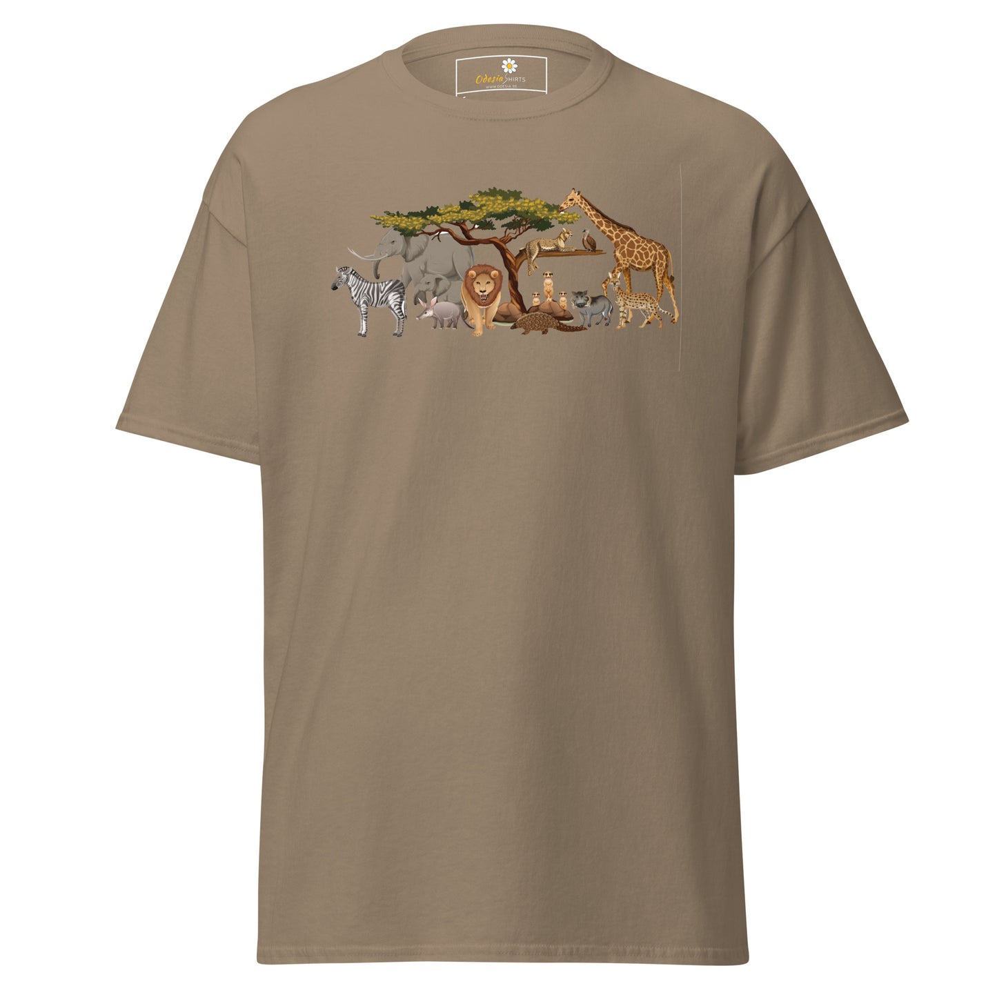 Unisex classic t-shirt - WILD LIFE ANIMALS - REGULAR