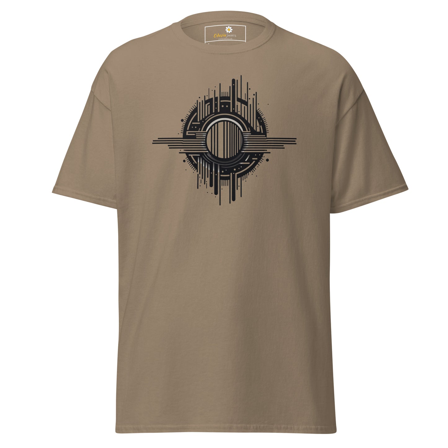 Unisex classic t-shirt - ABSTRACT SPHERE LINES - REGULAR