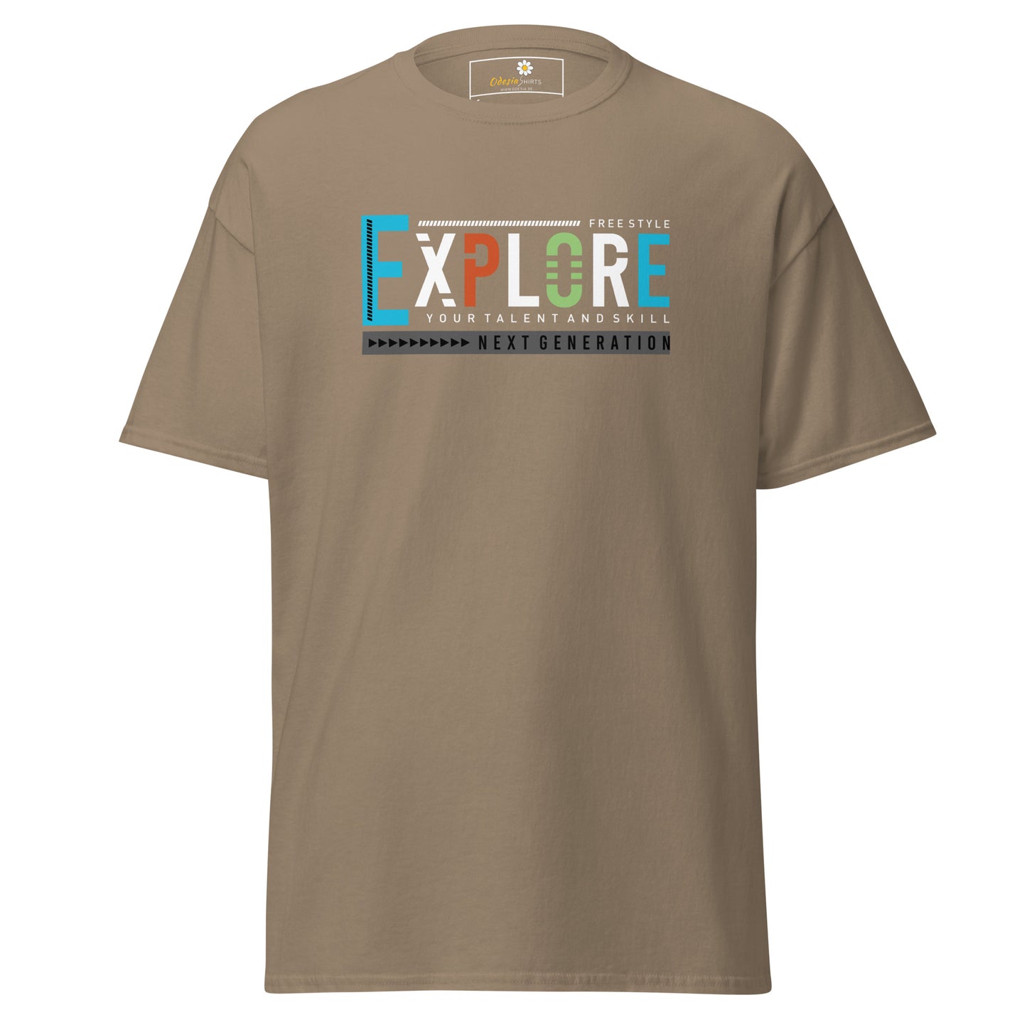 Unisex classic t-shirt - ADVENTURE EXPLORE FREESTYLE - REGULAR