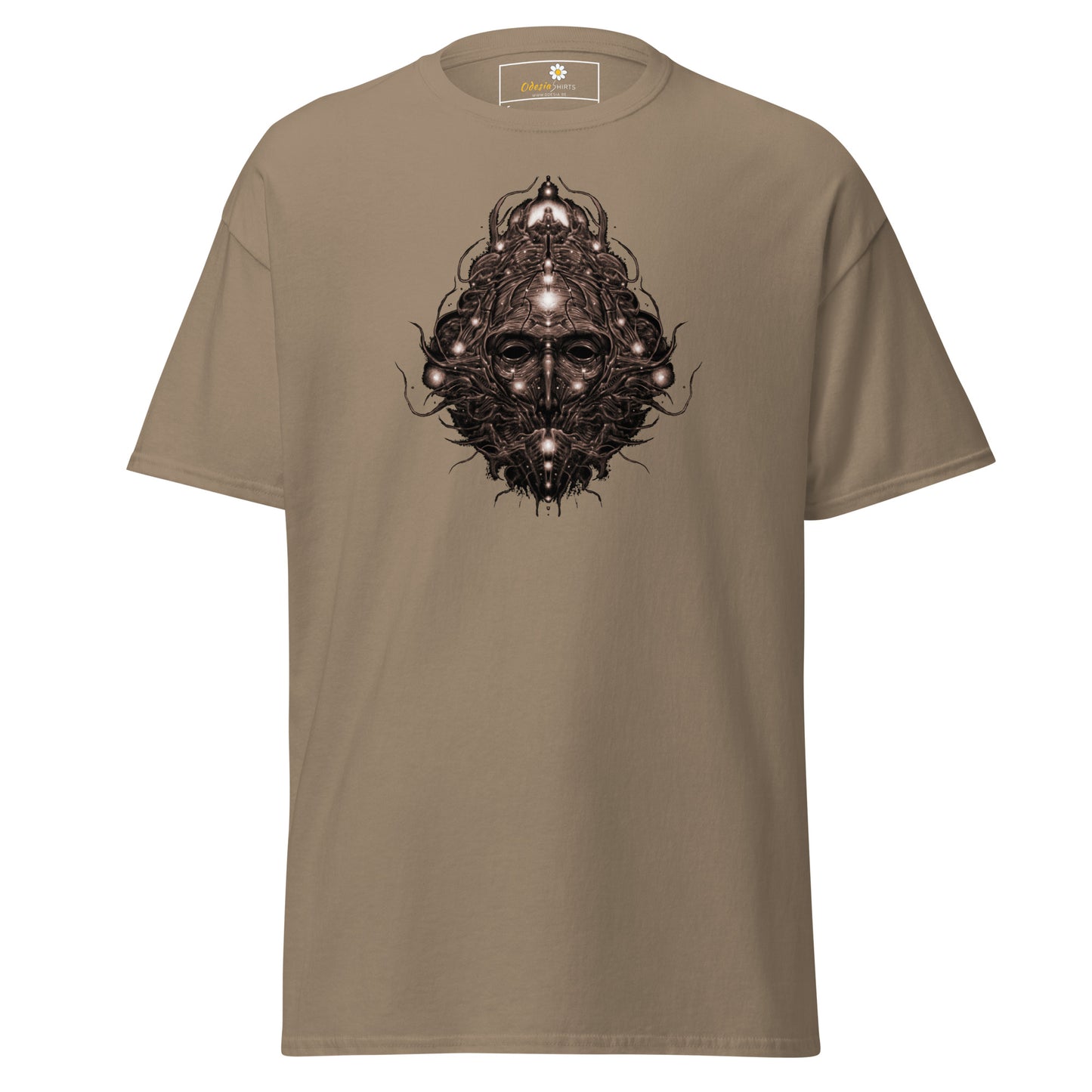 Unisex classic t-shirt - ABSTRACT HUMAN FACE - REGULAR