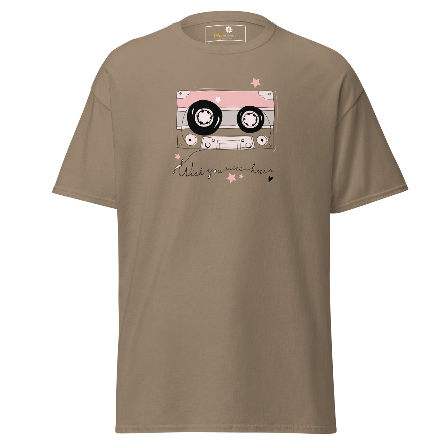 Unisex classic t-shirt - MUSIC WISH YOU WERE HERE - REGULAR