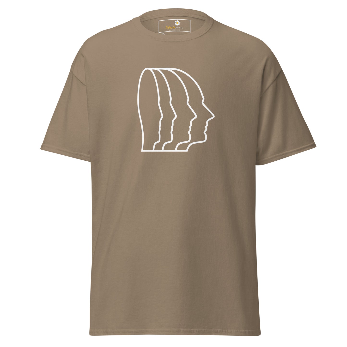 Unisex classic t-shirt - ABSTRACT HEAD PROFIL - BIG