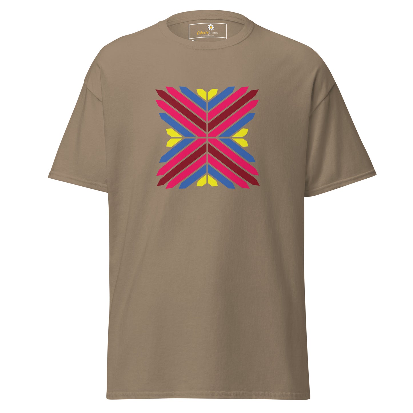 Unisex classic t-shirt - ABSTRACT TRIANGLES - BIG