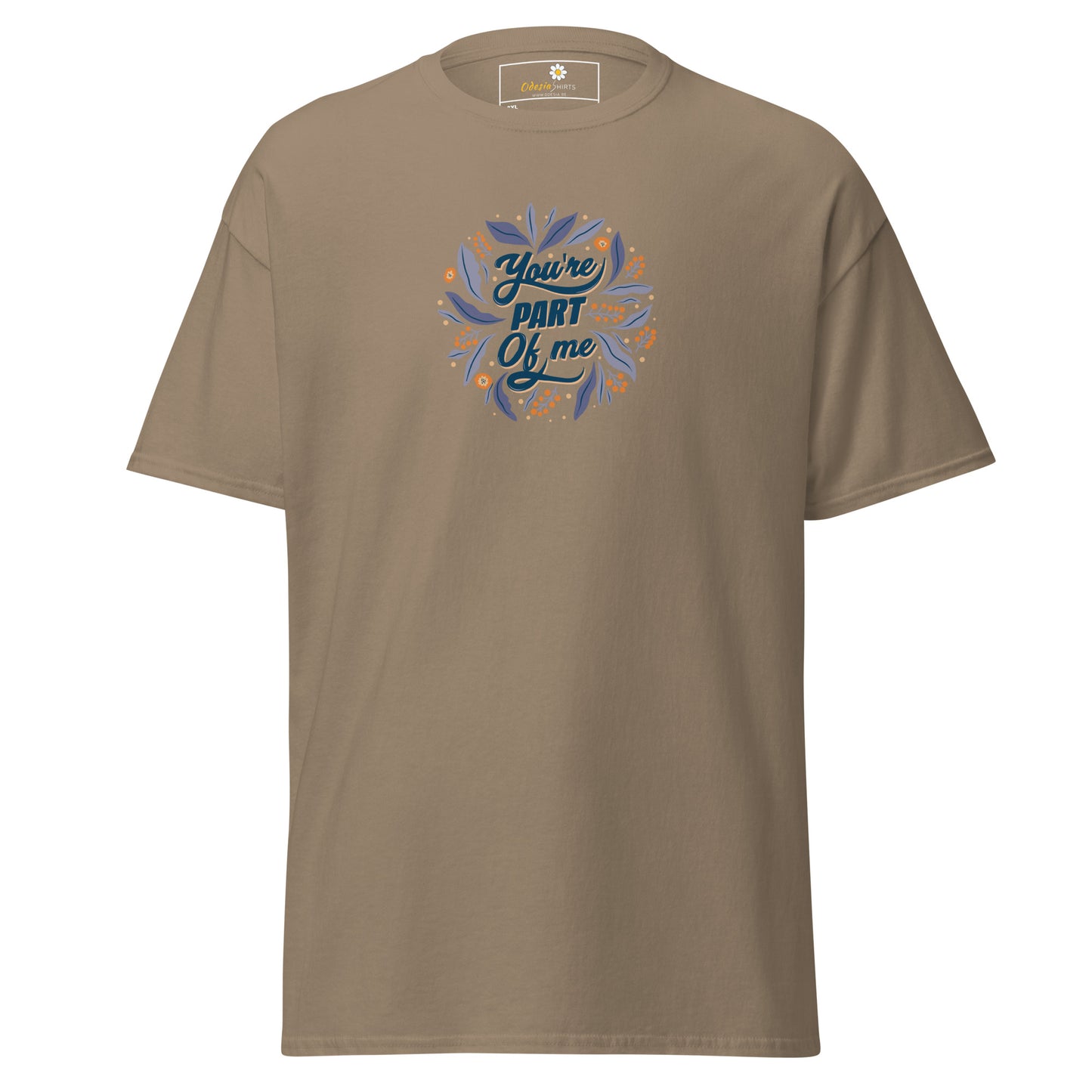 Unisex classic t-shirt - POSITIVE TEXT YOU ARE PART OF ME - BIG
