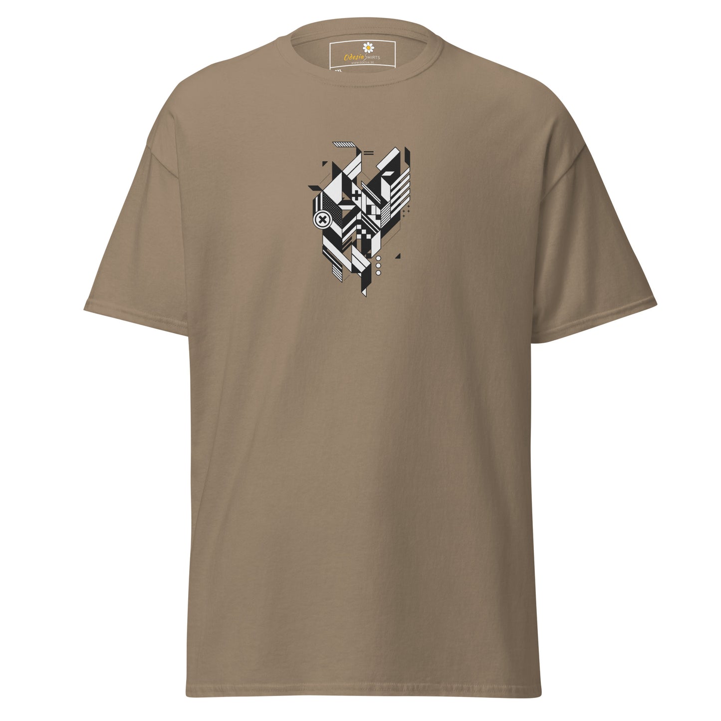 Unisex klassiek t-shirt - ABSTRACT FIGUUR - GROOT