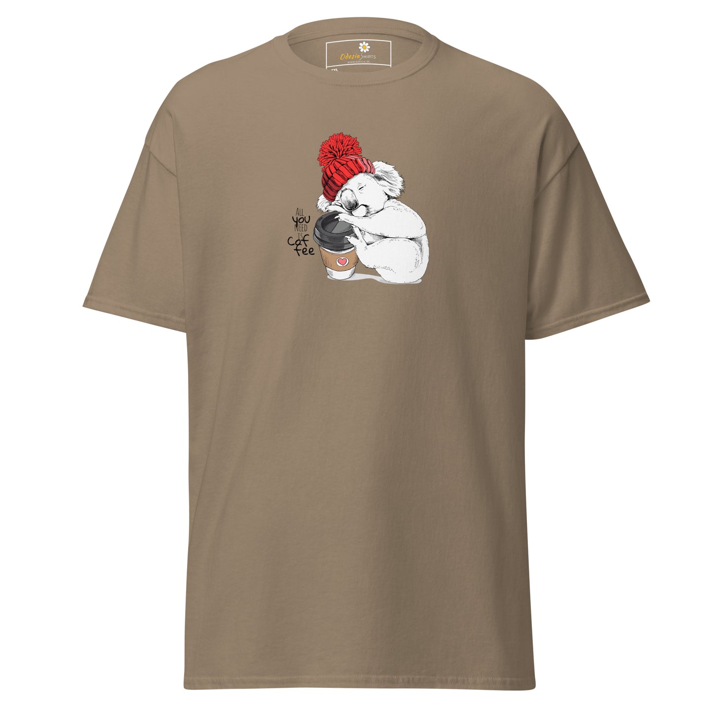 Klassiek heren t-shirt - WILDLIFE FUN KOALA - GROOT