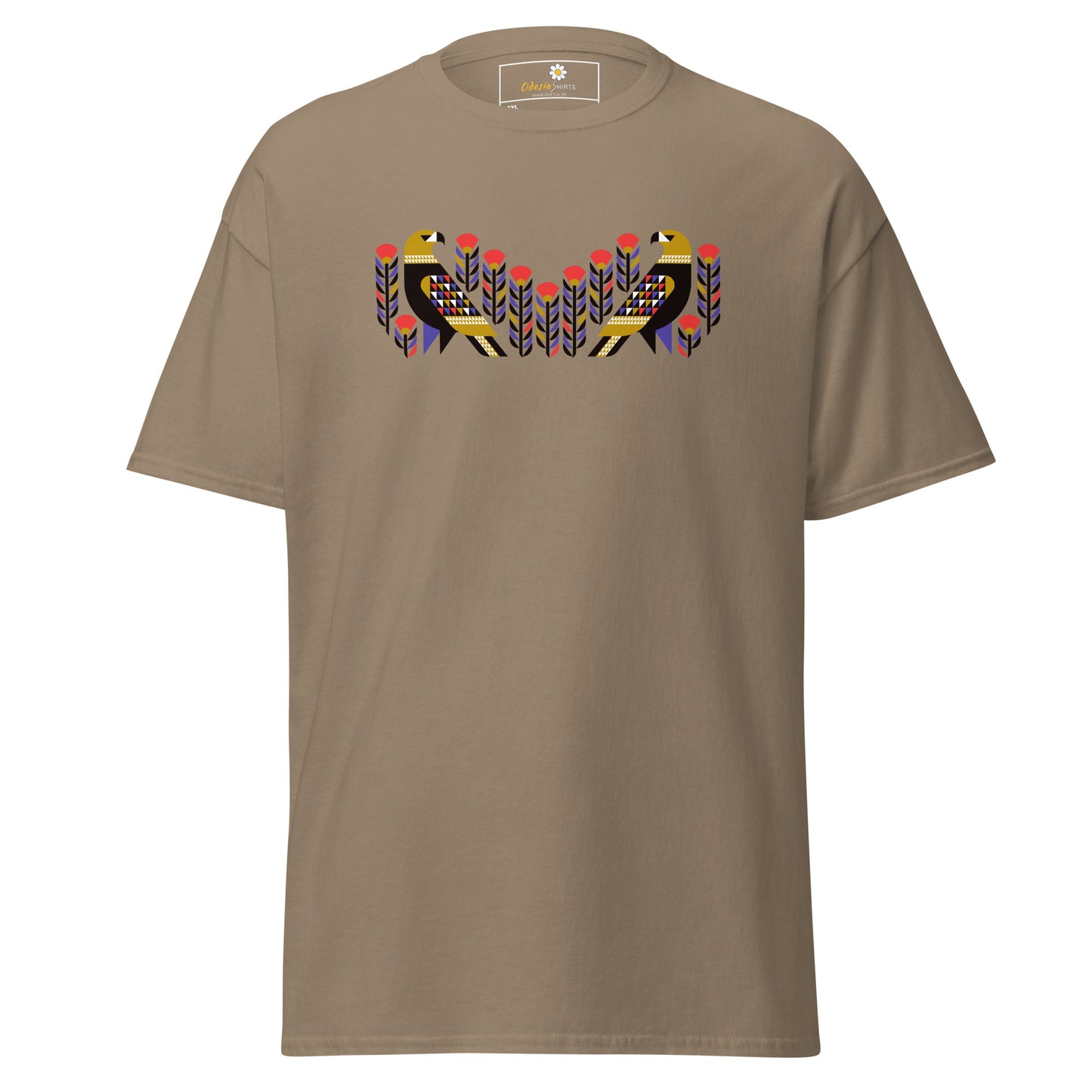 Heren klassiek t-shirt - WILDLIFE PERU BIRDS - GROOT