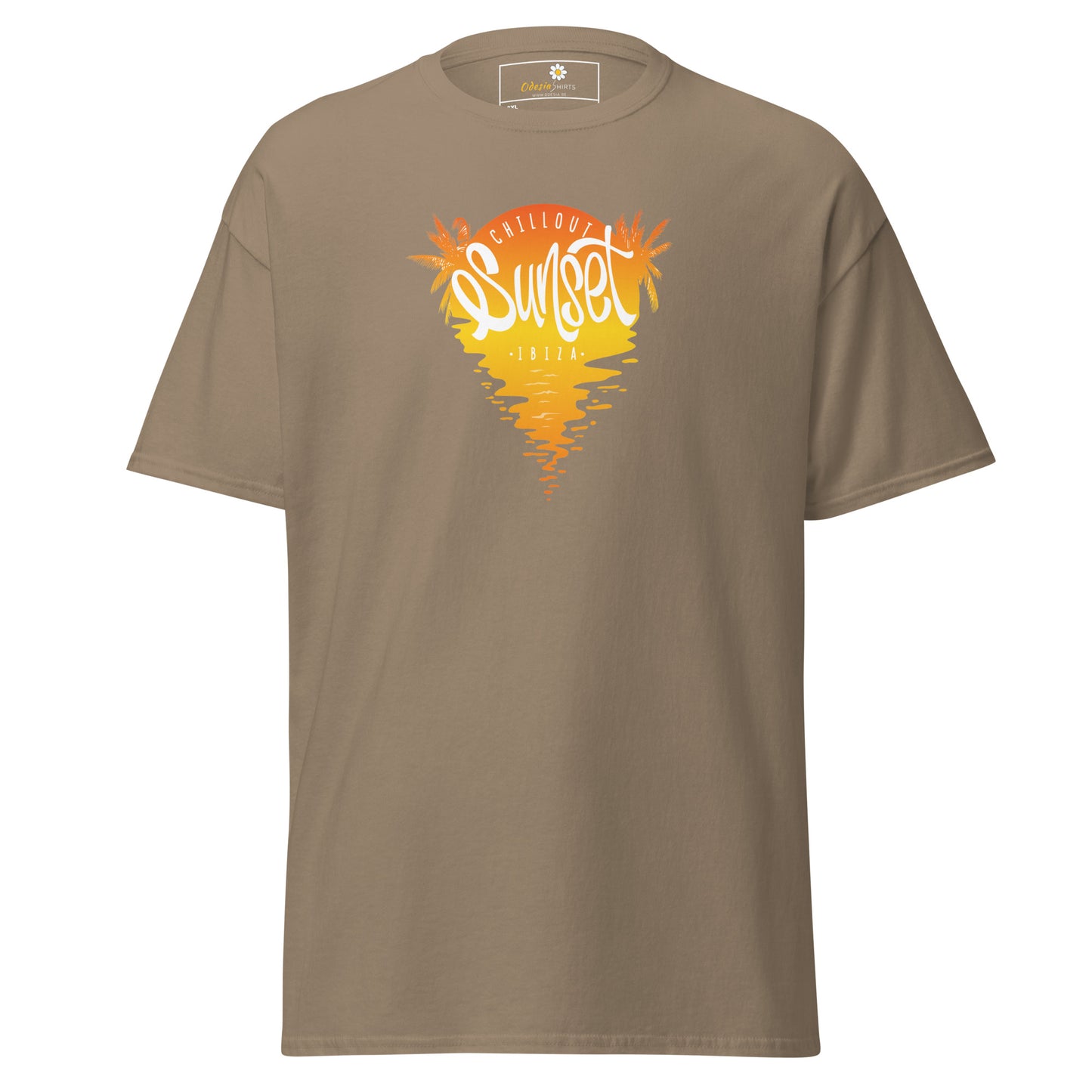 T-shirt classique pour homme - SUMMER IBIZA SUNSET - BIG