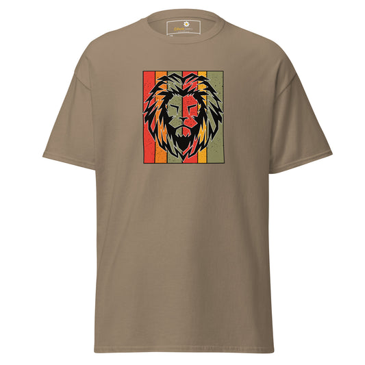 T-shirt classique homme - WILDLIFE LION HEAD - BIG