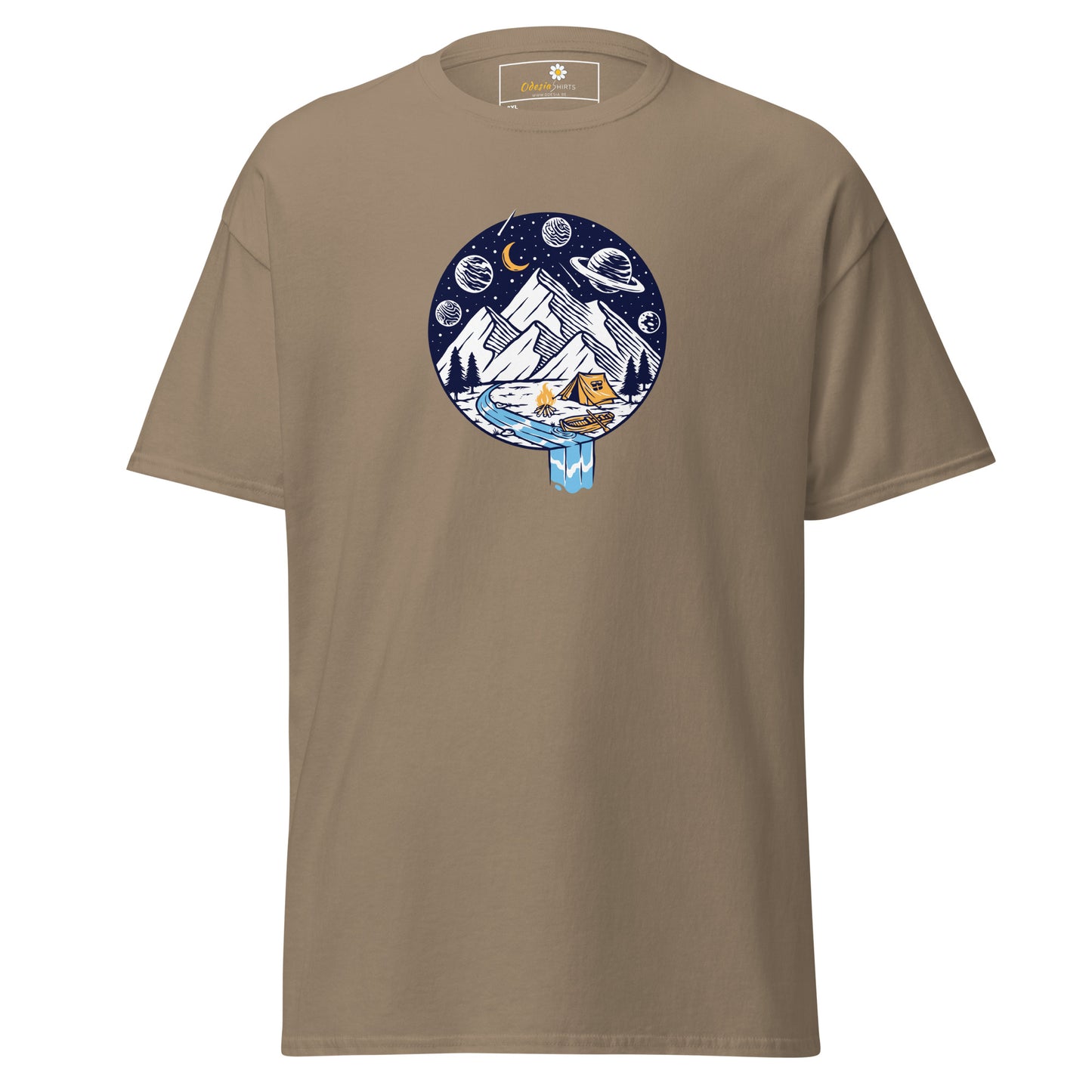 Unisex classic t-shirt - ADVENTURE NIGHT TENT - BIG
