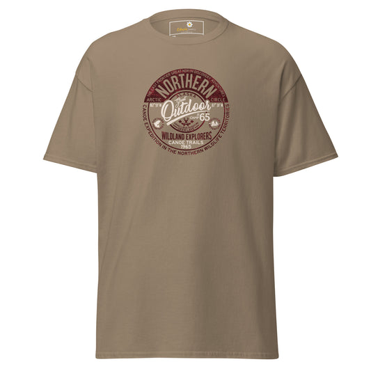 Unisex classic t-shirt - ADVENTURE NORTHERN OUTDOORS - BIG