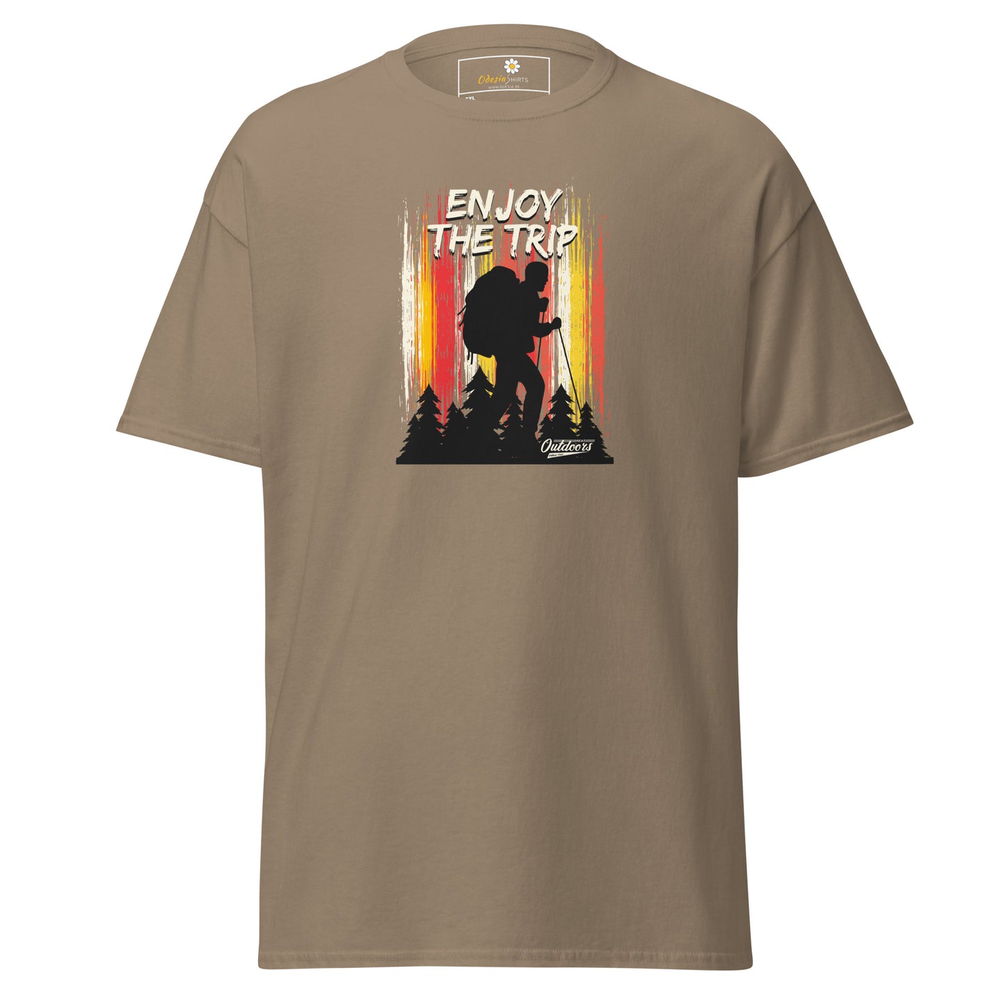 Unisex classic t-shirt - ADVENTURE ENJOY THE TRIP - BIG