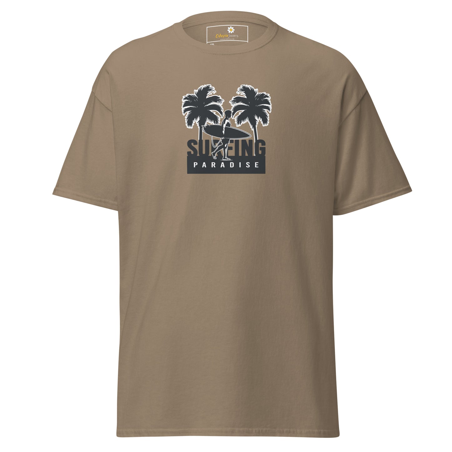 Heren klassiek t-shirt - SUMMER ISLAND TREES - GROOT
