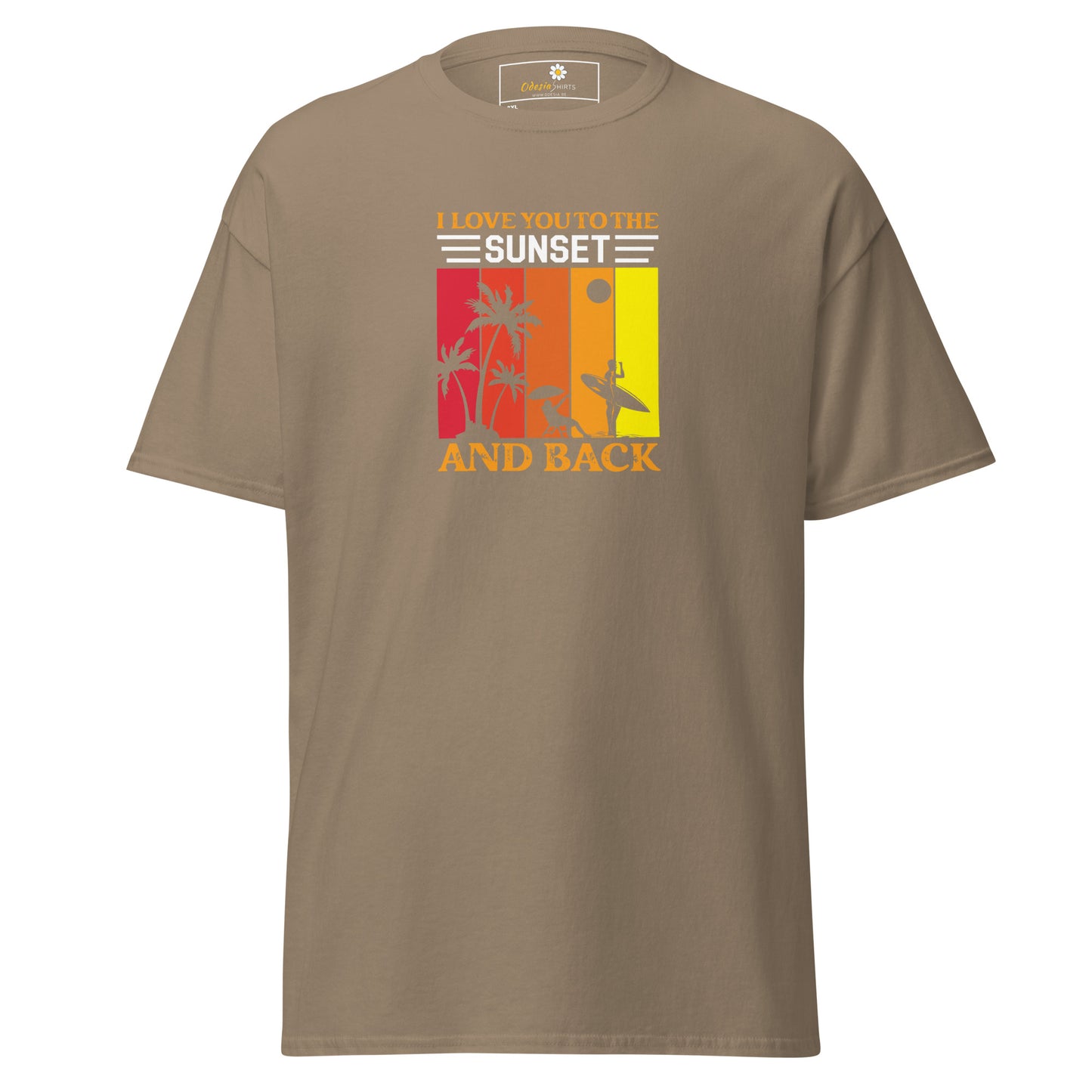 T-shirt classique pour homme - SUMMER LOVE SUNSET - BIG