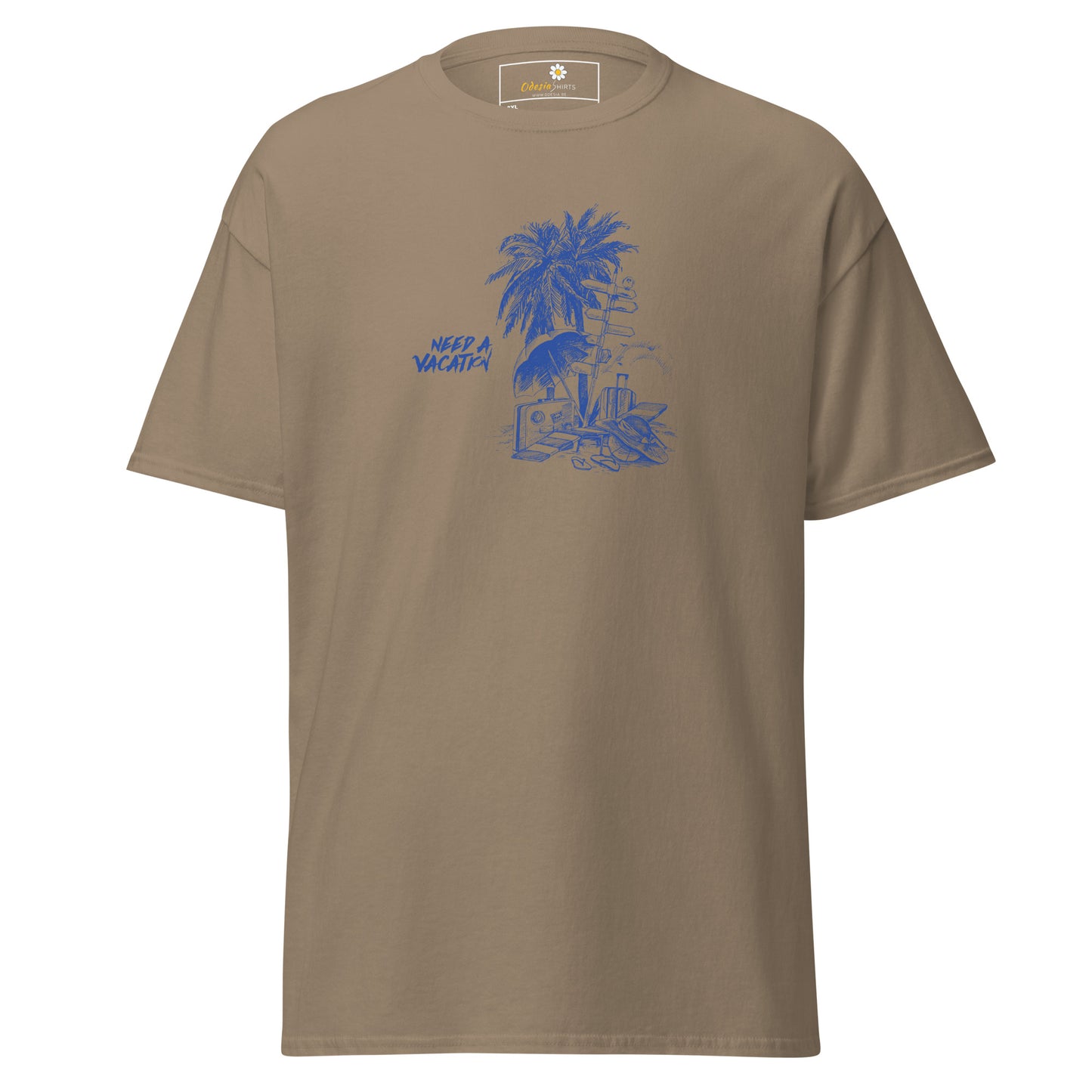 T-shirt classique pour homme - SUMMER NEED A VACATION - BIG