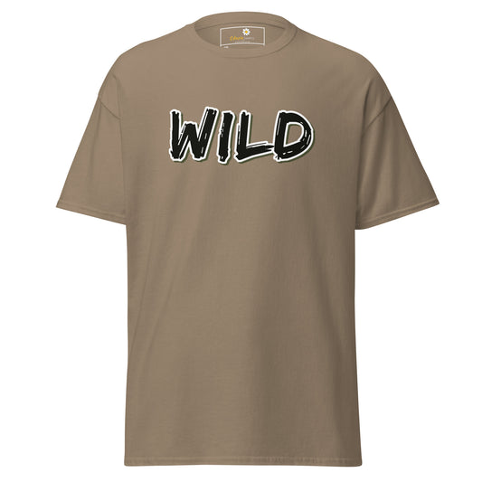 T-shirt classique pour homme - TEXT WILD - BIG